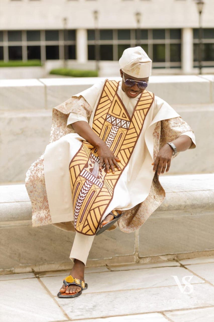 Tomz Fashion Hub customer wearing a finished piece